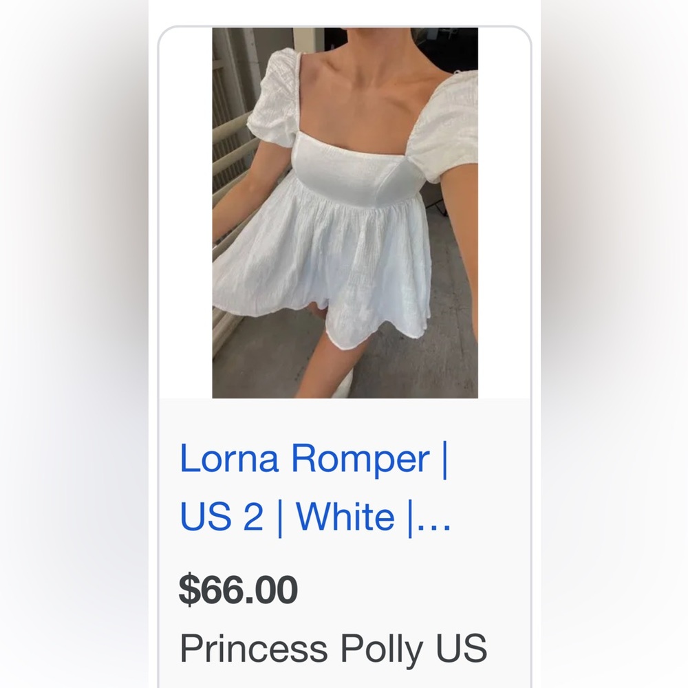 Princess Polly romper